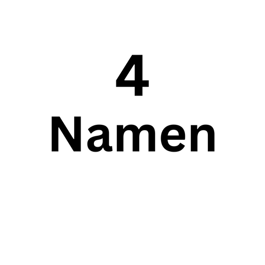 4 Namen
