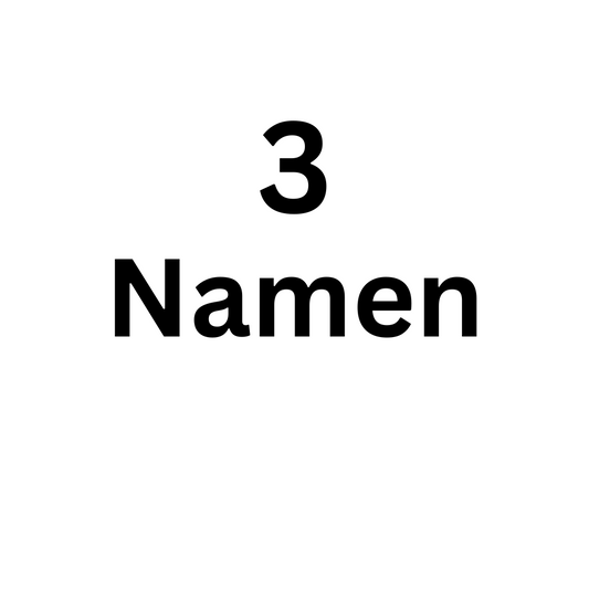 3 Namen