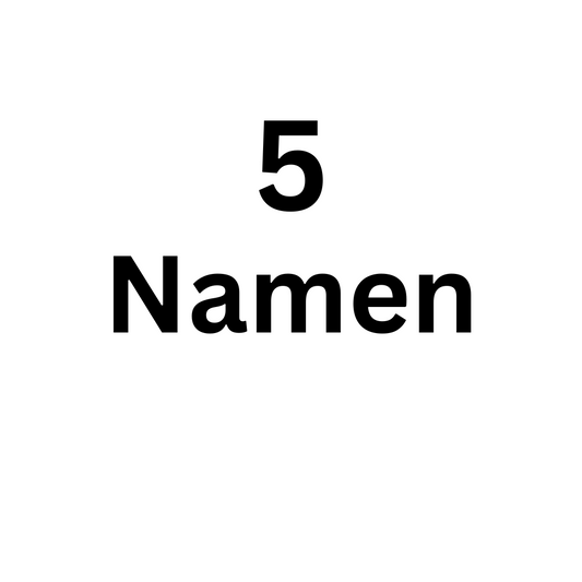 5 Namen